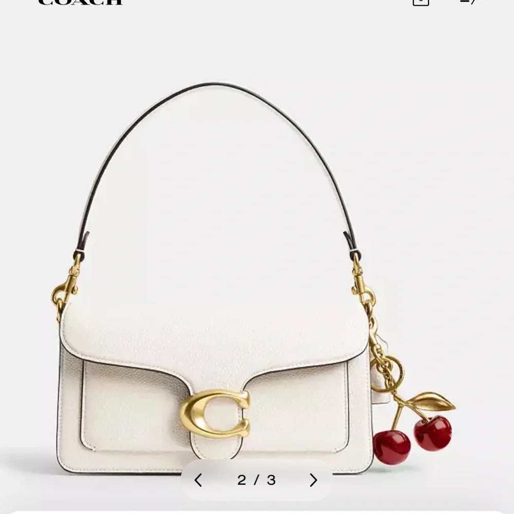 Coach Gold and Red Cherry Key Holder - Picture 7 of 7
